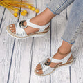 Aria | Flätad Rep Plattform Sandaler