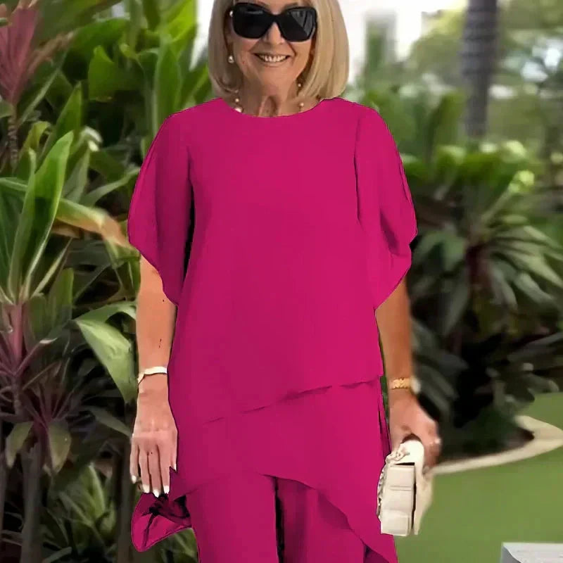 Everly | Draperad Byxdress med Vida Ben