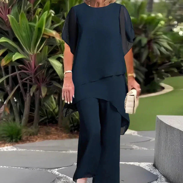 Everly | Draperad Byxdress med Vida Ben