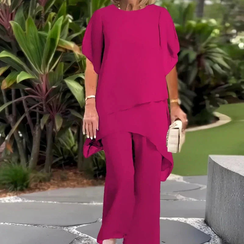 Everly | Draperad Byxdress med Vida Ben