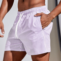 Wyatt | Raffinerade Randiga Badshorts