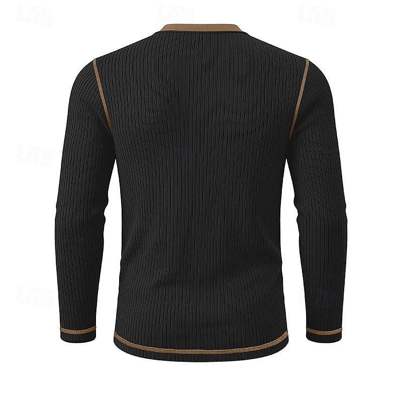 Jared | Ribbade Henley Skjorta
