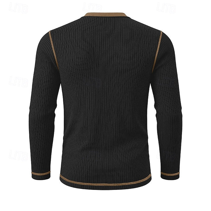 Jared | Ribbade Henley Skjorta