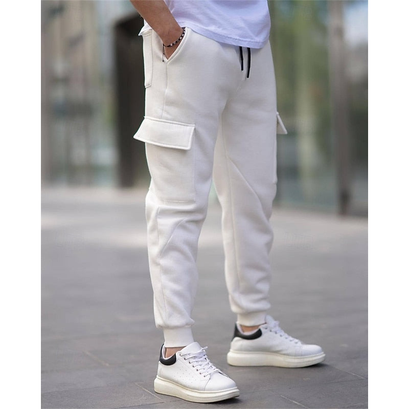 Neil | Avslappnade Cargo Joggers