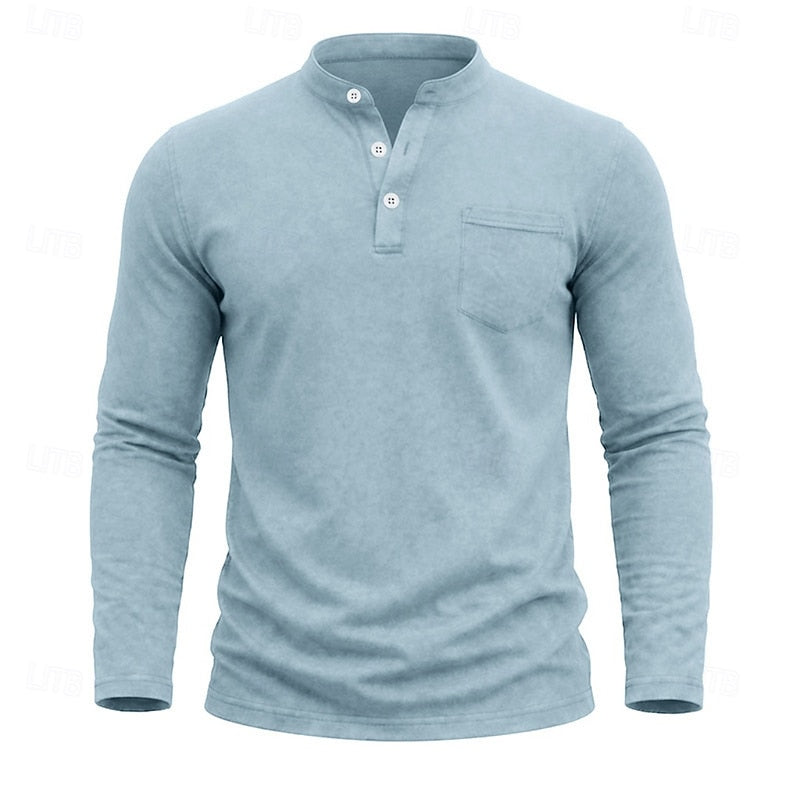Weston | Klassisk Henley Långärmad Skjorta