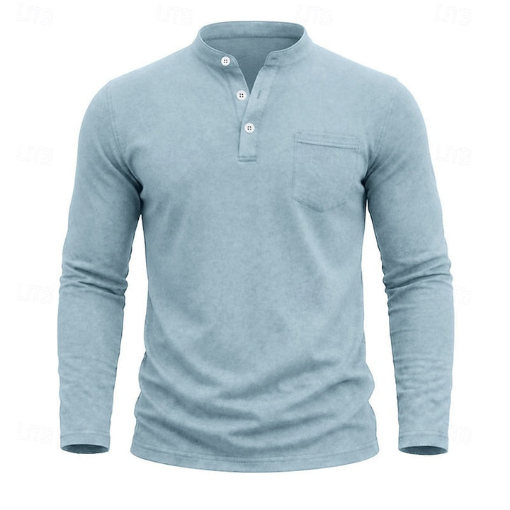 Weston | Klassisk Henley Långärmad Skjorta