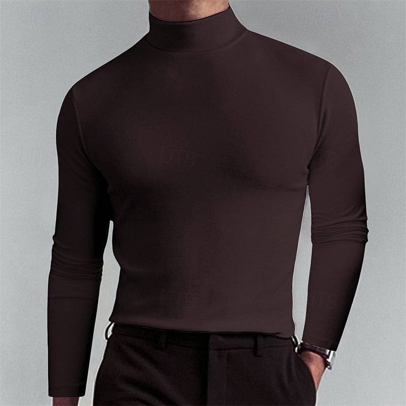 Garrett | Raffinerad Mock-Neck Turtleneck