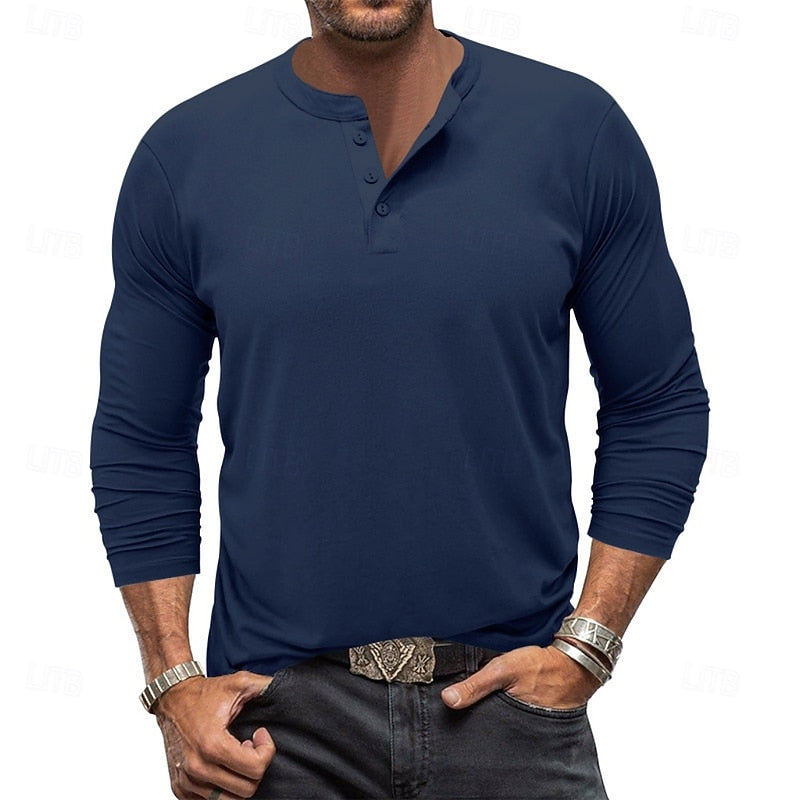 Sheldon | Klassisk Långärmad Henley