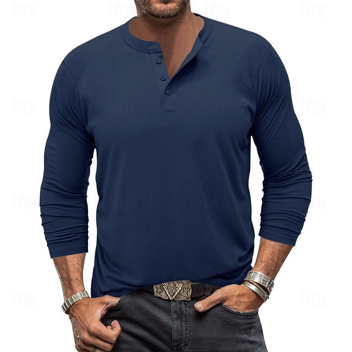Sheldon | Klassisk Långärmad Henley