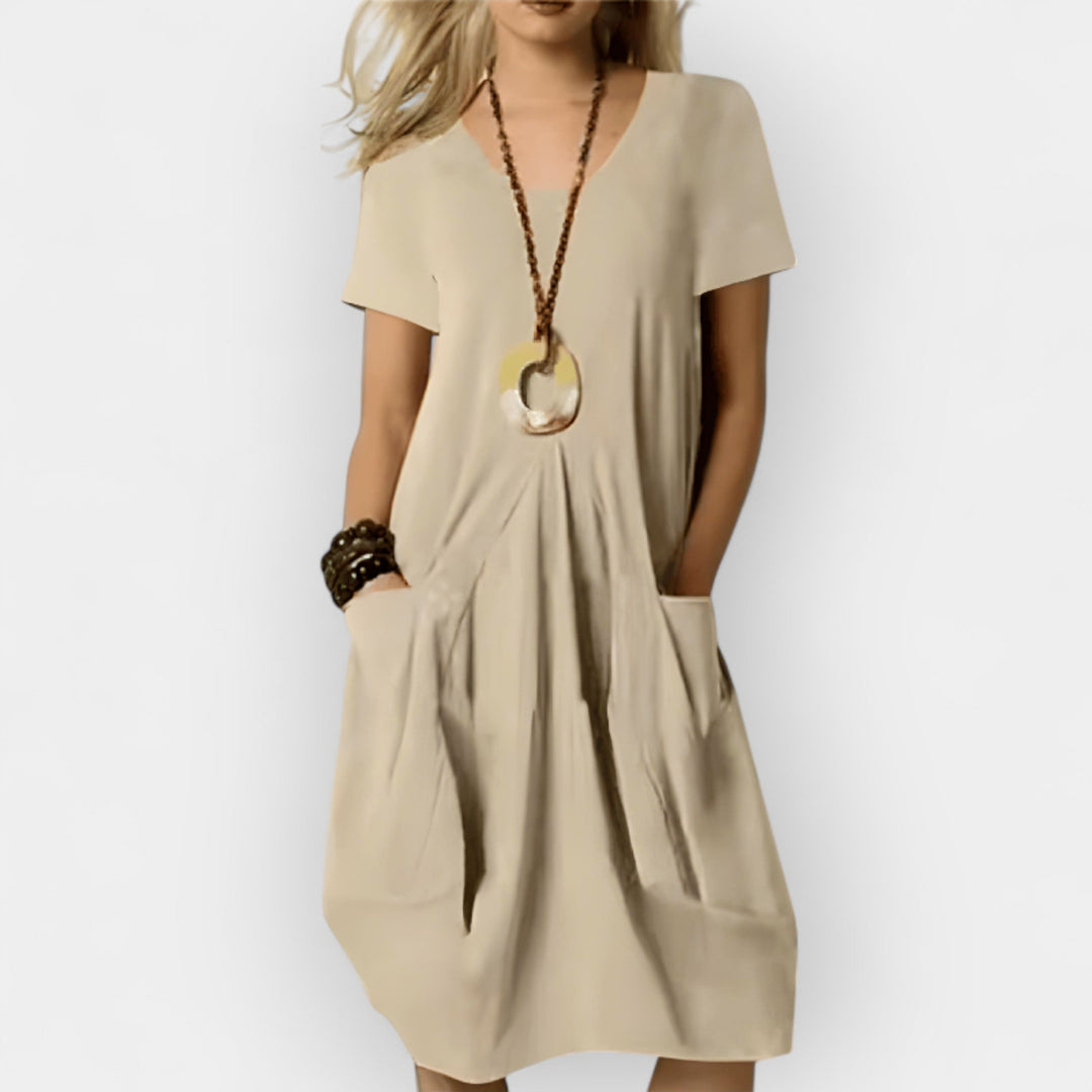 Rona | Elegant &amp; Avslappnad Klänning
