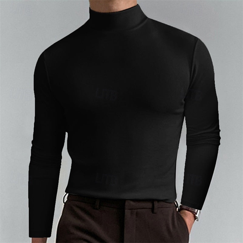 Garrett | Raffinerad Mock-Neck Turtleneck