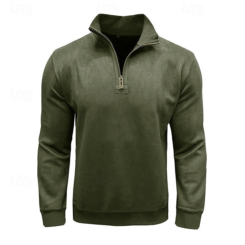 Caleb | Quarter-Zip Sweatshirt med Ståkrage