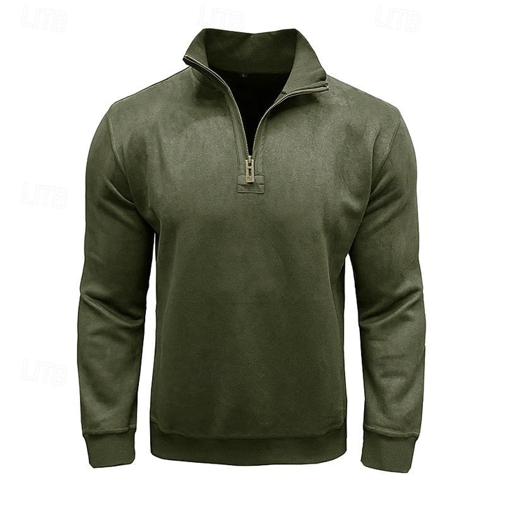 Caleb | Quarter-Zip Sweatshirt med Ståkrage