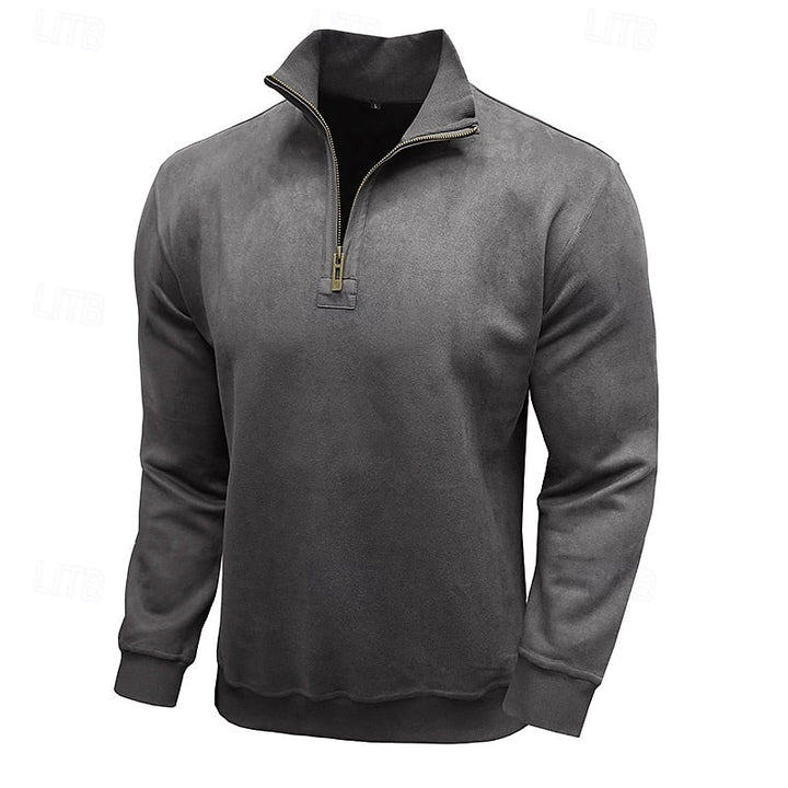 Caleb | Quarter-Zip Sweatshirt med Ståkrage