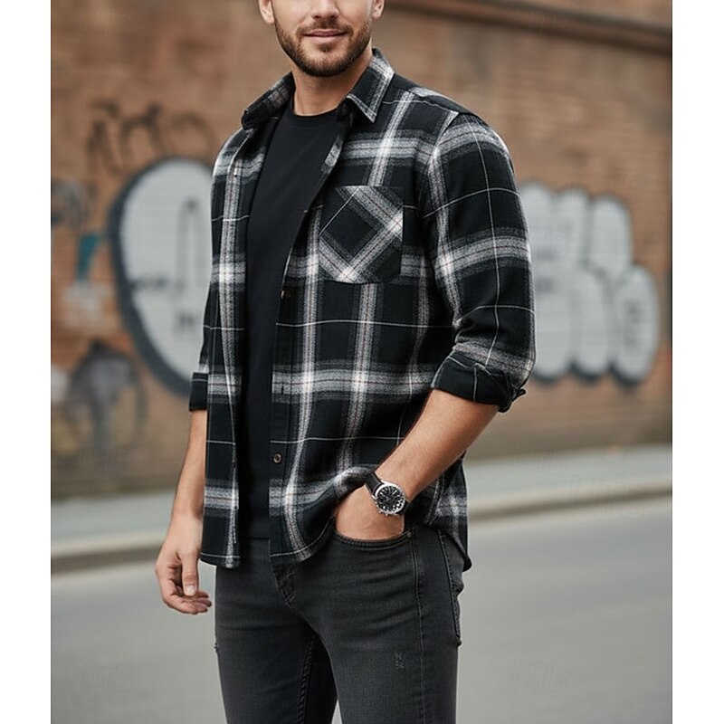 Colin | Klassisk Rutad Overshirt