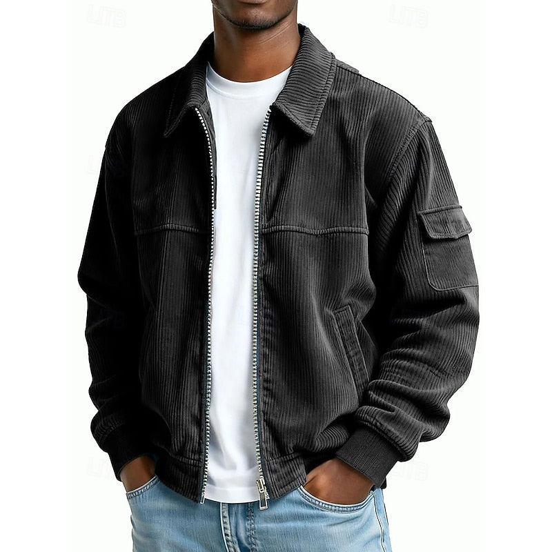 Jasper | Ribbad Texturerad Jacka