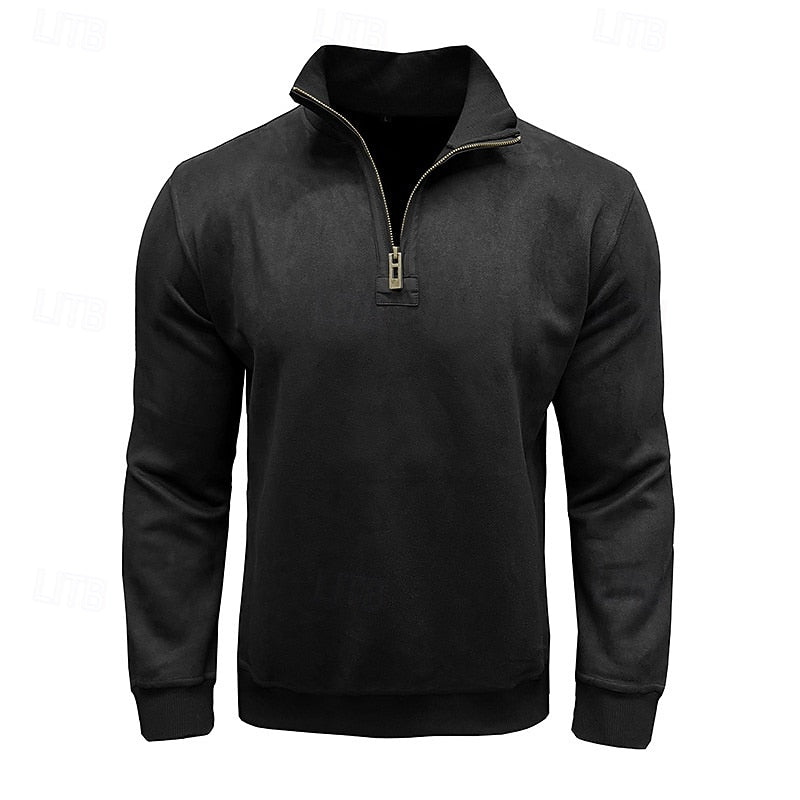Caleb | Quarter-Zip Sweatshirt med Ståkrage