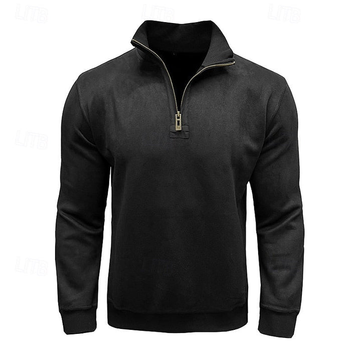 Caleb | Quarter-Zip Sweatshirt med Ståkrage
