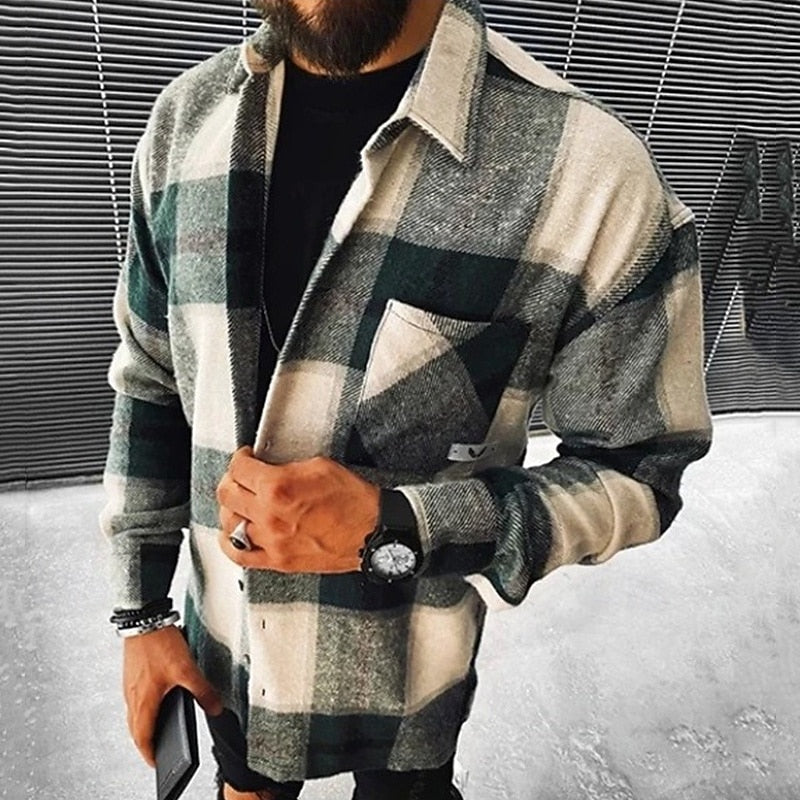 Gideon | Robust Rutigt Overshirt