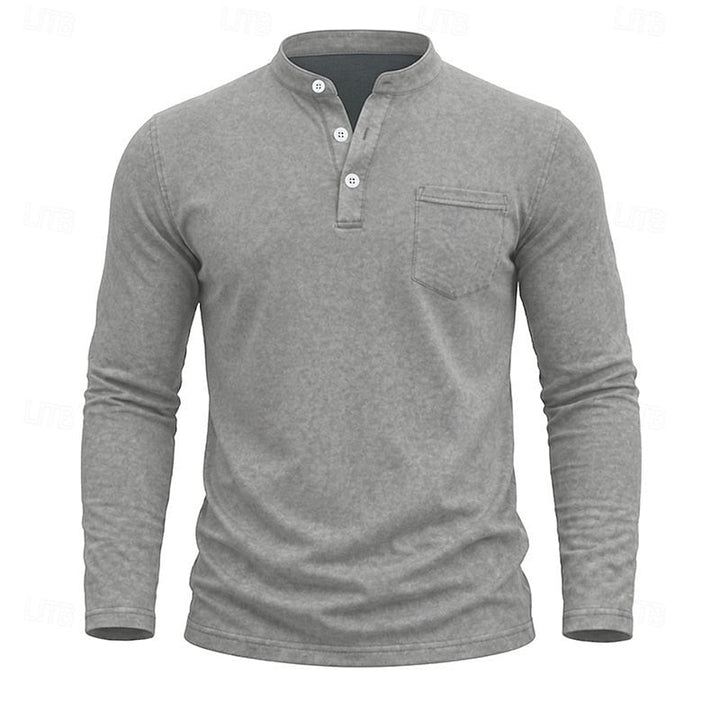 Weston | Klassisk Henley Långärmad Skjorta