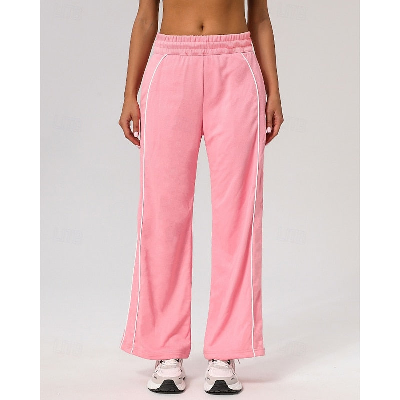 Maisie | Avslappnade Joggers med Sidostrand