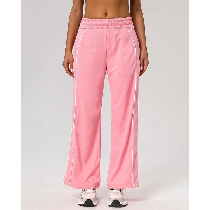 Maisie | Avslappnade Joggers med Sidostrand