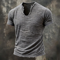 Wyatt | Robust Notch-Neck T-shirt