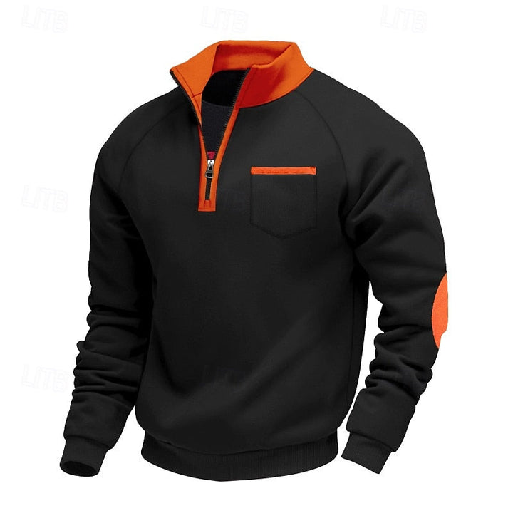 Keith | Quarter-Zip Färgblock Pullover