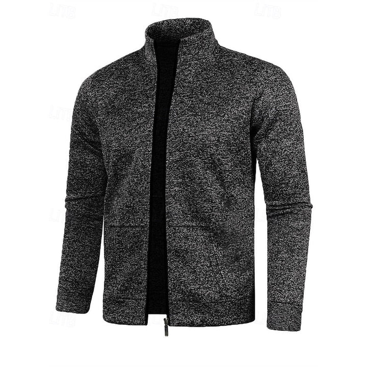 Caleb | Jacka med Full-Zip och Ståkrage