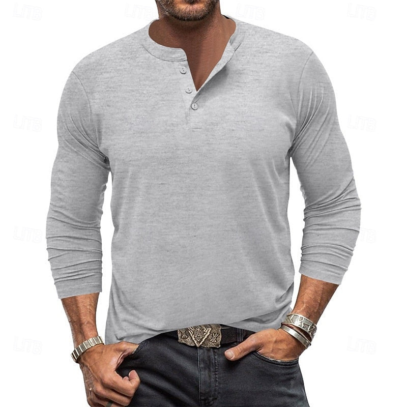 Sheldon | Klassisk Långärmad Henley
