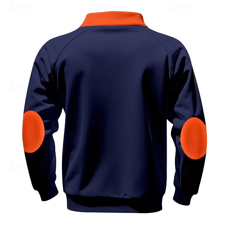 Keith | Quarter-Zip Färgblock Pullover