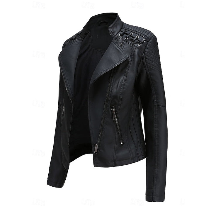 Rosa | Snygg Bikerjacka