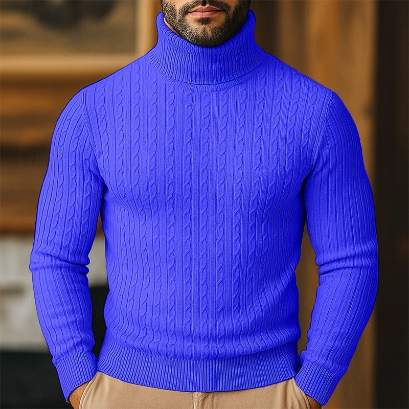 Rupert | Kabelstickad Polotröja