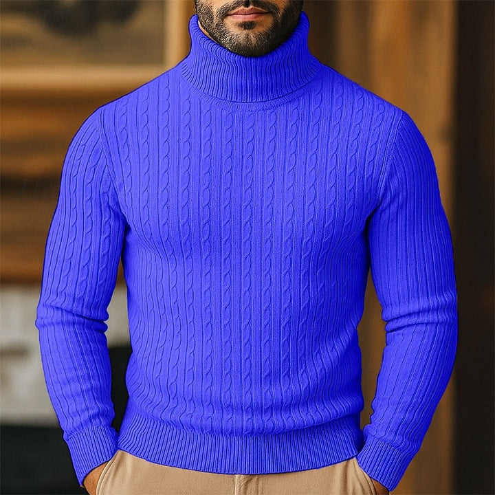 Rupert | Kabelstickad Polotröja