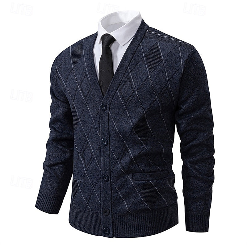 Weston | Raffinerad Argyle Cardigan