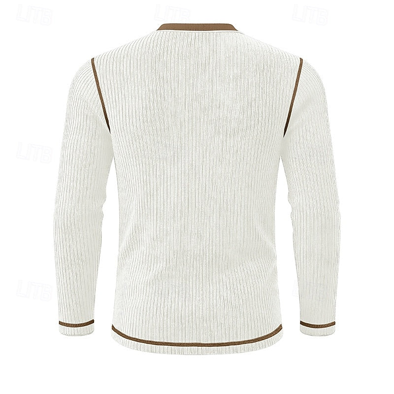 Jared | Ribbade Henley Skjorta