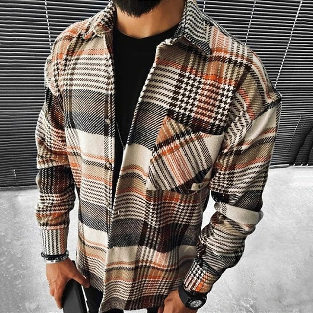 Gideon | Robust Rutigt Overshirt
