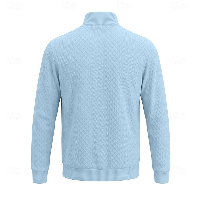 Nash | Texturerad Quarter-Zip Pullover