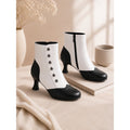 Prudence | Vintage Knappradade Ankelstövlar
