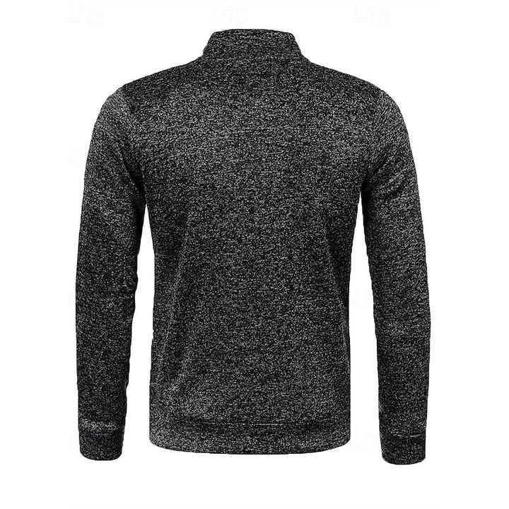 Caleb | Jacka med Full-Zip och Ståkrage