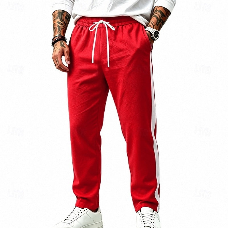 Damian | Avslappnade Sweatpants med Sidostripes