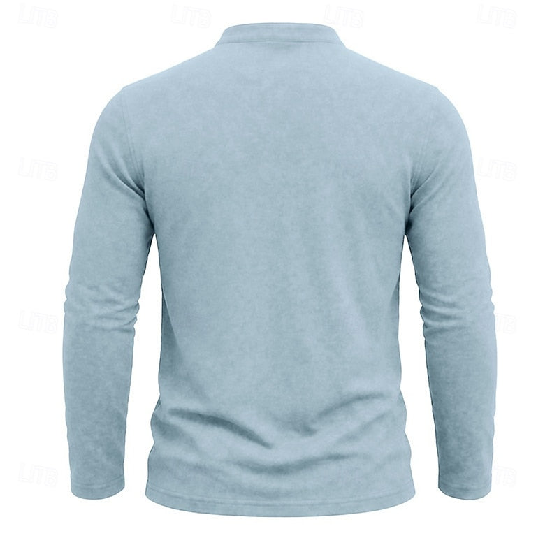 Weston | Klassisk Henley Långärmad Skjorta