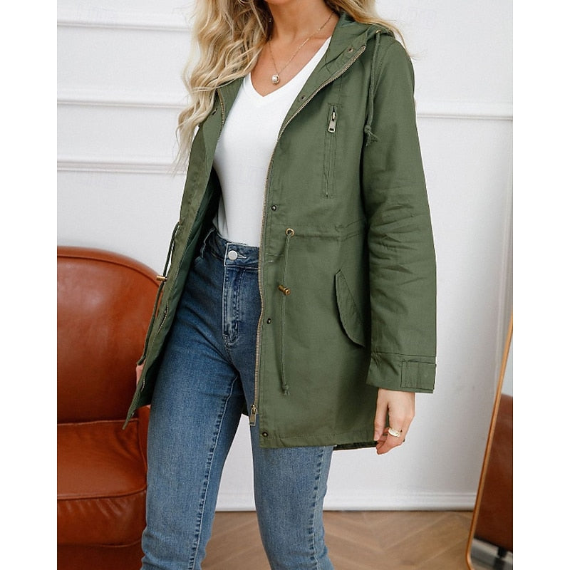Ruth | Hooded Utility Coat