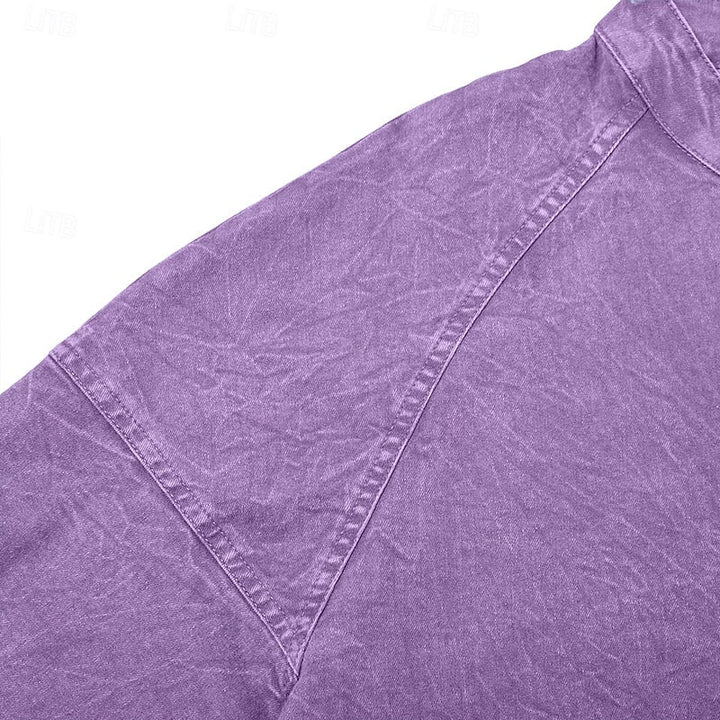 Colby | Vintage Tvättad Henley Skjorta