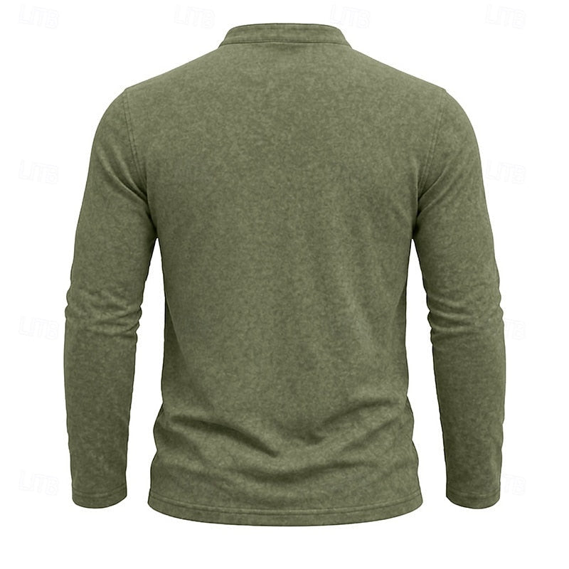 Weston | Klassisk Henley Långärmad Skjorta